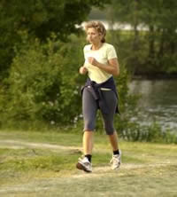 Ideale Strecken zur Joggen und Nordic Walken